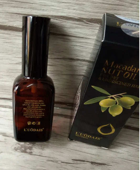 Macadamia nut Hair Oil for Moisture and Smoothness Luodais