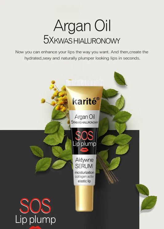 Instant Volumizing Lip Plumper with Collagen and argan oil Balm Karité