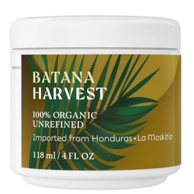 Artisan Organic Unrefined Batana Hair Oil bottle, 118ml – cold-pressed Honduran palm oil