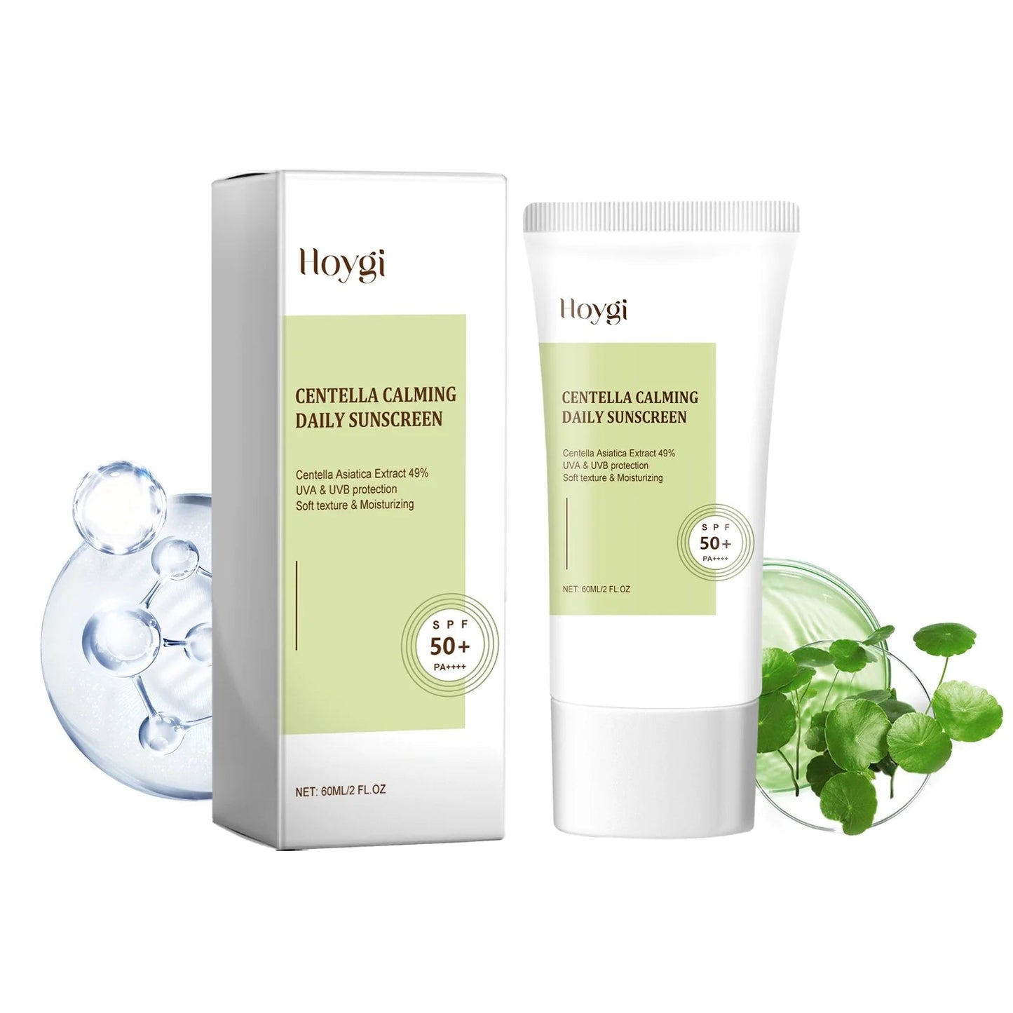 Centella Calming Daily Sunscreen – Hydrating Broad Spectrum SPF Hoygi
