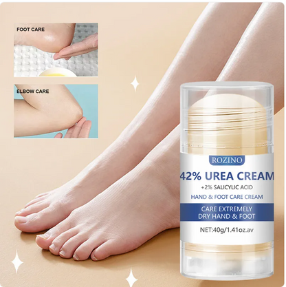 Rozino 42% Urea Cream stick for foot care and elbow care on dry skin