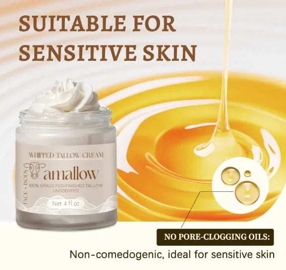 Butter Cream Moisturizing Face Cream, Nourishing & Hydrating, 120ml amallow