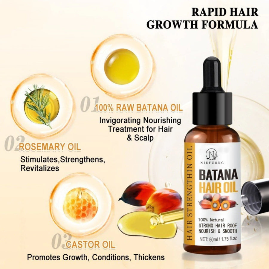 Batana Nourishing Hair & Scalp Oil powered by batana oil