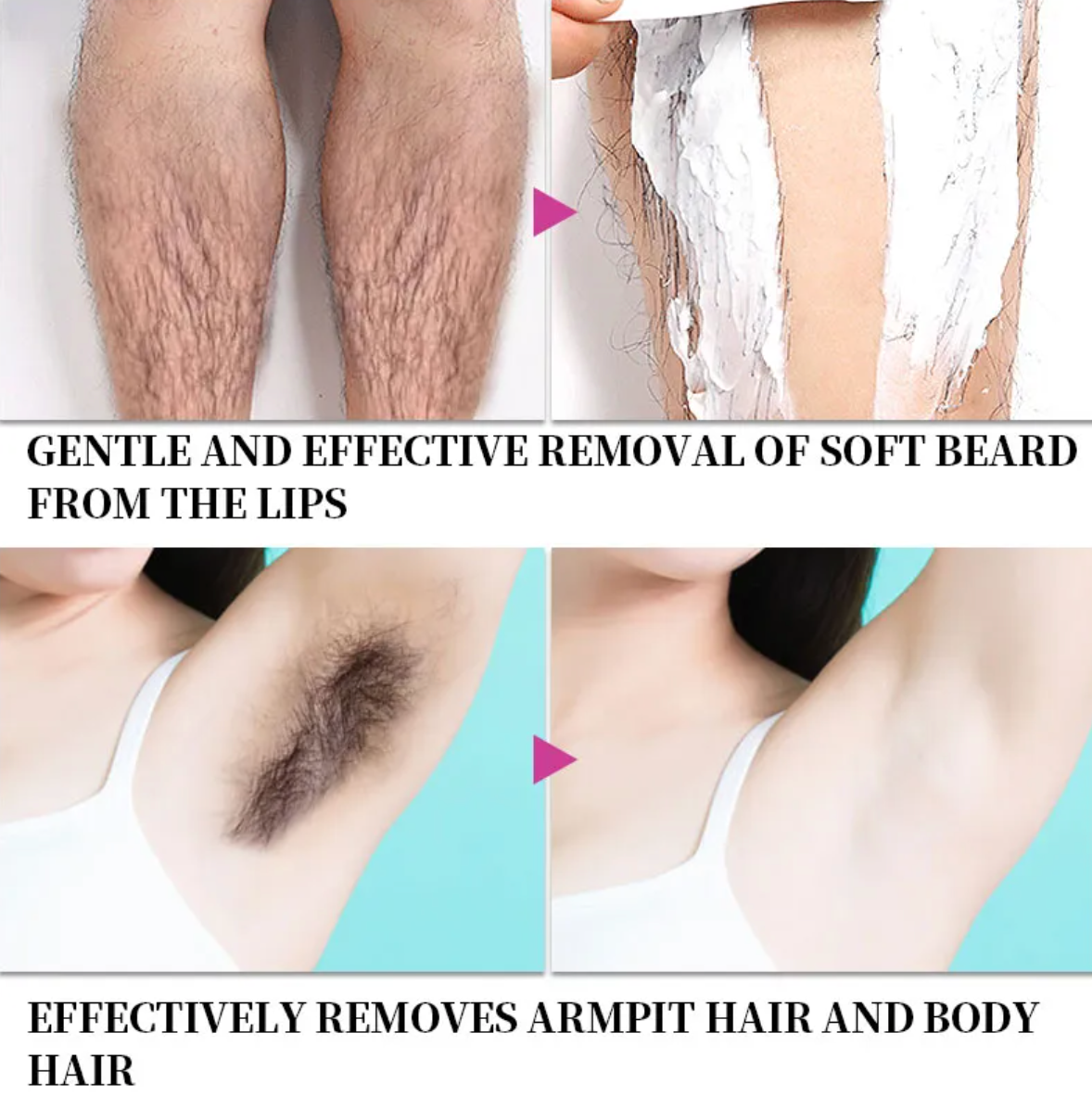 Gentle Hair Removal Cream – Smooth Skin Depilatory Formula