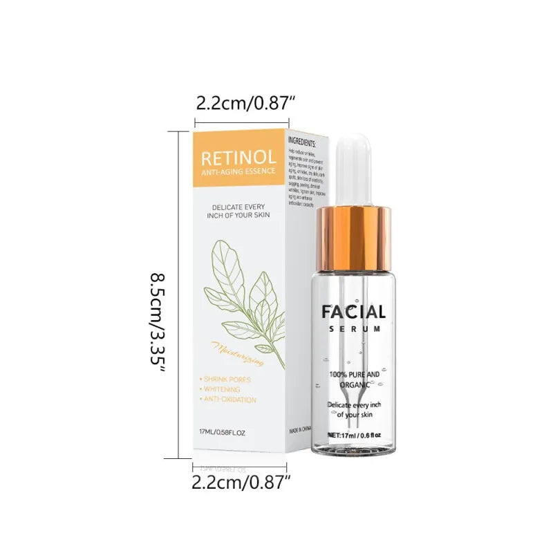 Retinol Anti-Aging Face Essence – Moisturizing, Brightening & Pore-Refining, 17ml