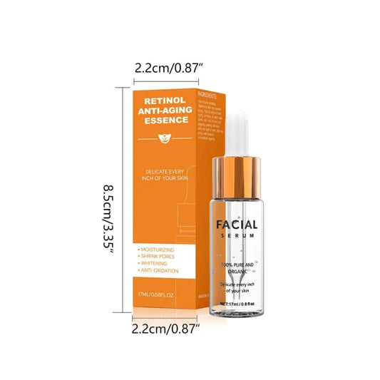 Retinol Anti-Aging Face Essence – Moisturizing, Brightening & Pore-Refining, 17ml