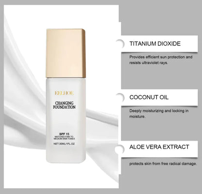 Changing Foundation SPF 15 for a flawless makeup finish, 30ml