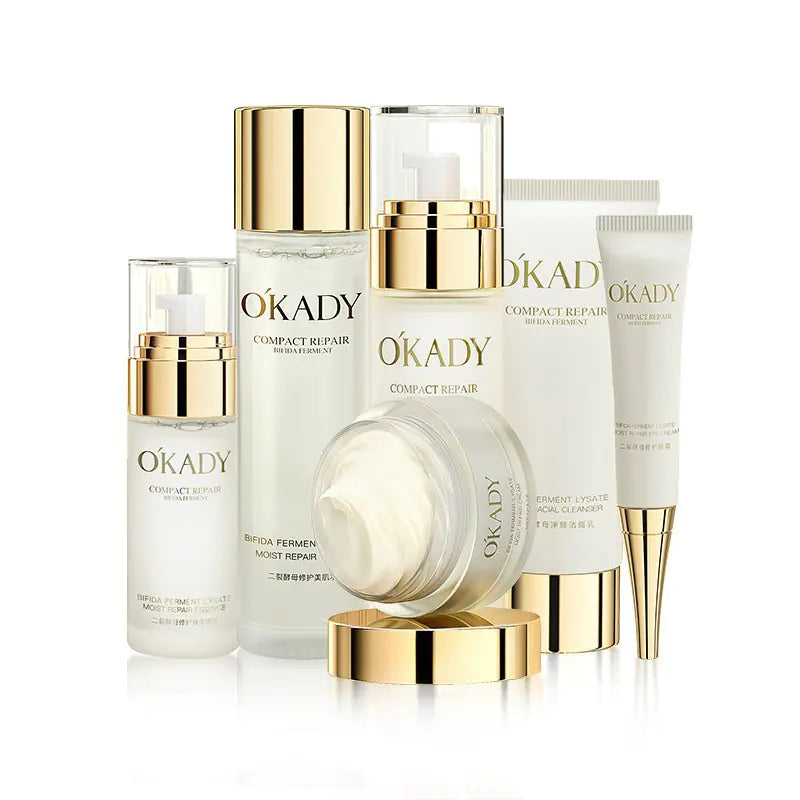 Bifid Yeast Compact Repair 6-Piece Anti-Aging Skincare Set for long-lasting hydration