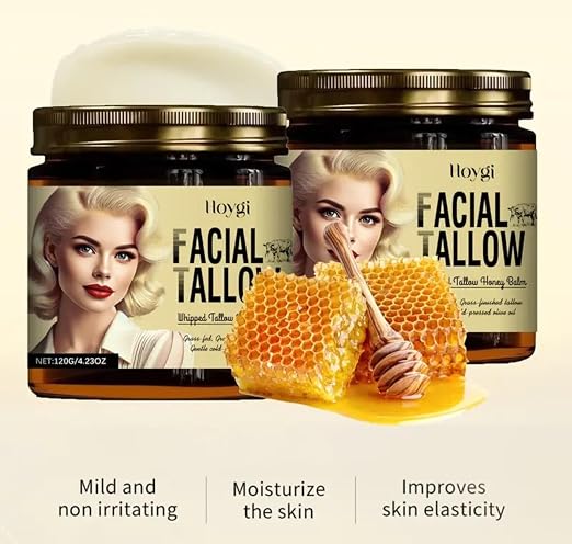 Whipped Tallow Honey Balm for deep daily moisture