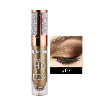 Pearlescent Liquid Glitter Eyeshadow in Earthy Yellow