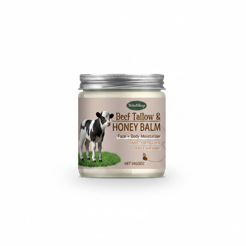 Beef Tallow & Honey Balm – Face & Body Moisturizer