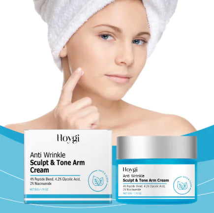 Anti-Wrinkle Sculpt & Tone Arm Cream – Peptide & Glycolic Acid Formula, 50g
