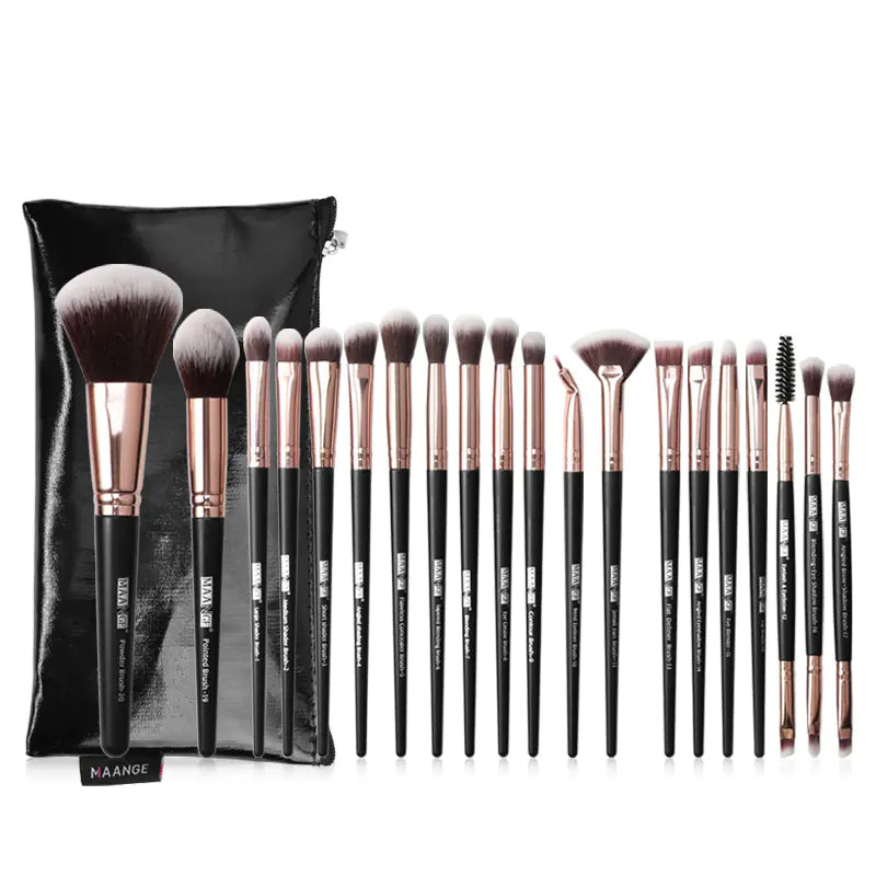 20-Piece Makeup Brush Set with Brush Bag Maange