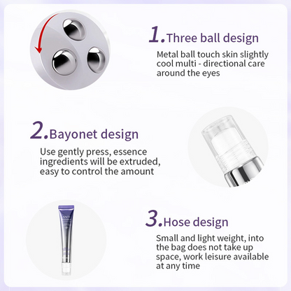 Ball Roller Anti-Aging Eye Cream – rich, fast-absorbing cream texture