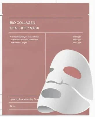 Bio-Collagen Hydrating Sheet Face Mask – 4-pack value set