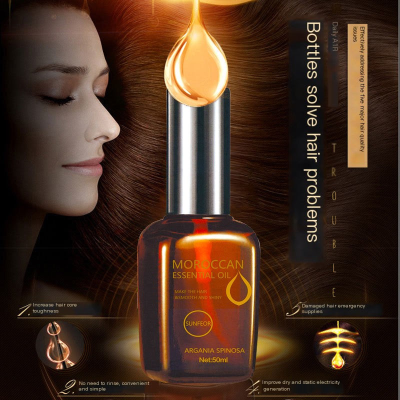 Argan Leave-In Hair Oil – Frizz Control & Hydration, 50ml