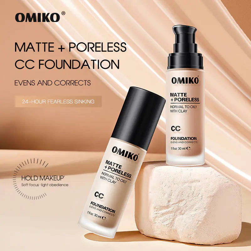 Matte Poreless CC Foundation – Sheer Buildable Coverage