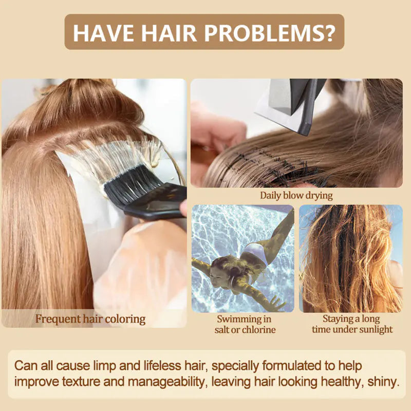 Smoothing & Frizz Control Hair Mask for stronger, revived-looking hair