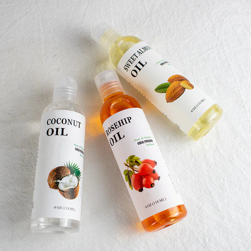 Pure Cold-Pressed Carrier Oil for Skin and Hair, 118ml Seomou