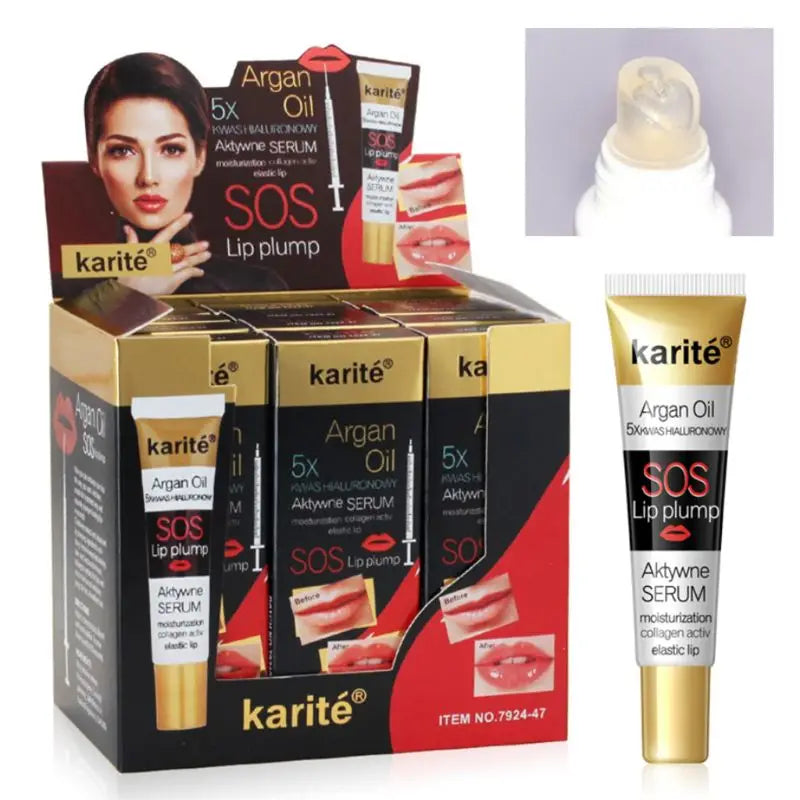Instant Volumizing Lip Plumper with Collagen and argan oil  Balm Karité