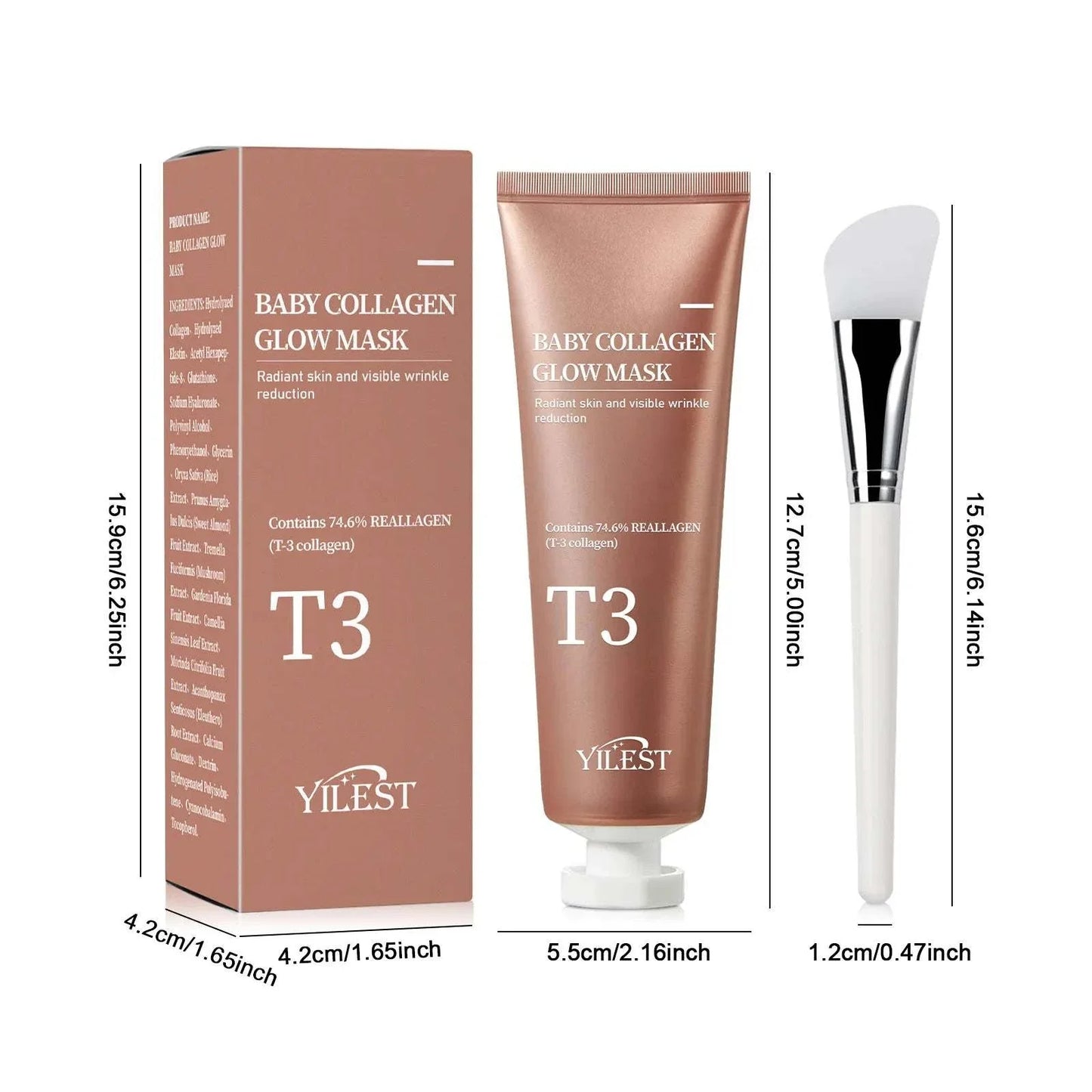 Baby Collagen Moisturizing Mask Menu