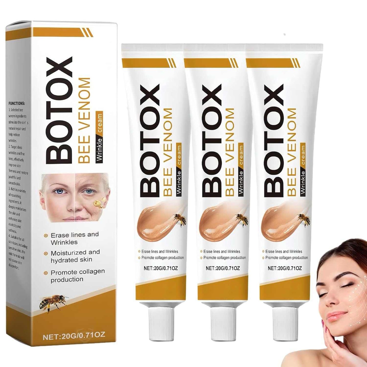 Product packaging for lightweight face moisturizer
