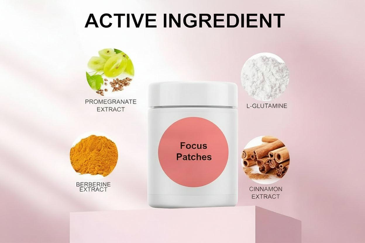 Body Care Support Patch applied on skin providing targeted comfort and hydration with herbal extracts