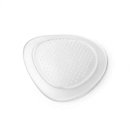 Triangular silicone cushion on a white background