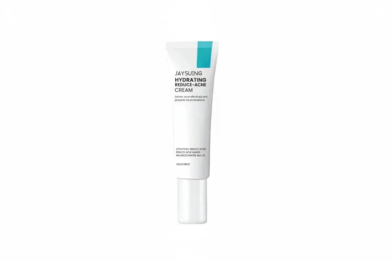 Jaysuing Whitening Anti-Acne Cream packaging and tube on white background