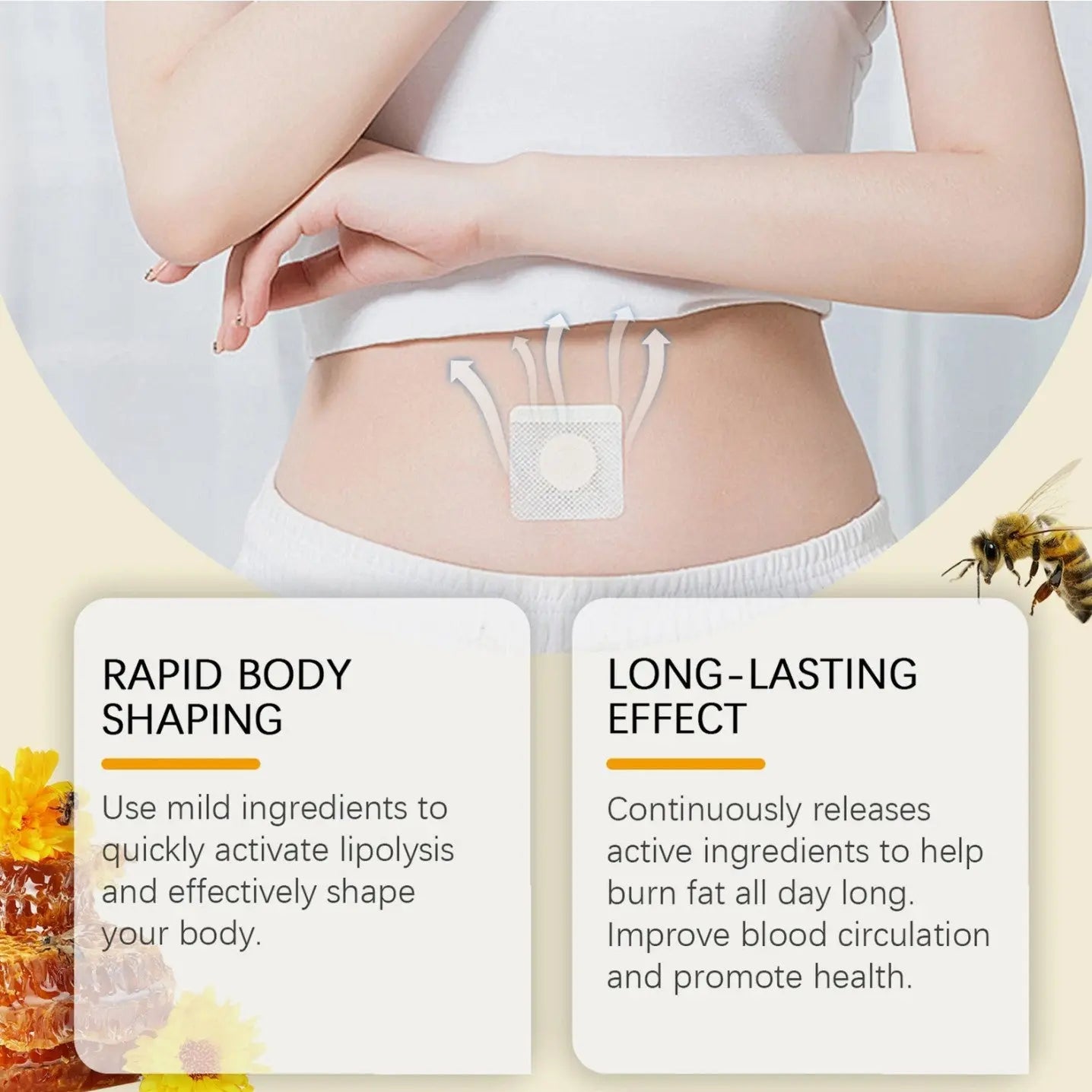 Bee Venom Topical Body Patch box and packaging