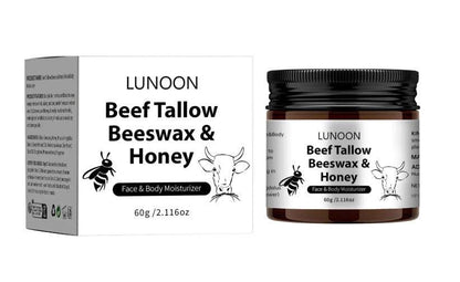 Beef Tallow, Beeswax & Honey Face & Body Moisturizer, 60g