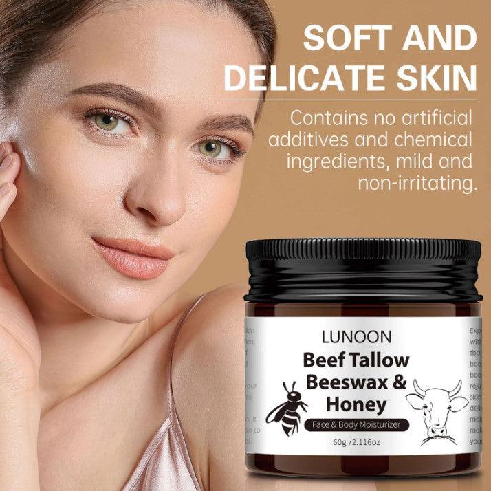 Butter Honey & Tallow Moisturizing Cream - Natural Deep Hydration for Dry Skin | Nourishing Face & Body Cream with Tallow, Honey & Butter The Bee Venom Store