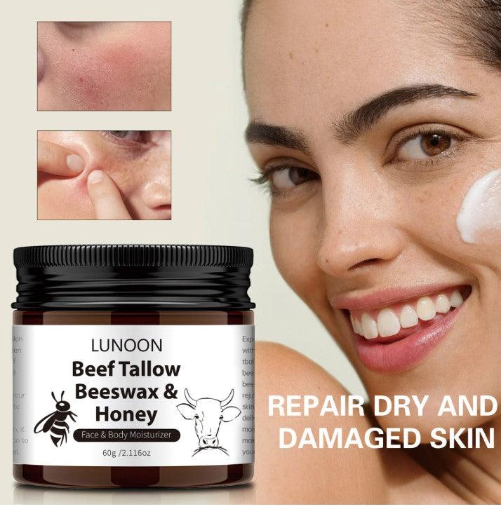Butter Honey & Tallow Moisturizing Cream - Natural Deep Hydration for Dry Skin | Nourishing Face & Body Cream with Tallow, Honey & Butter The Bee Venom Store