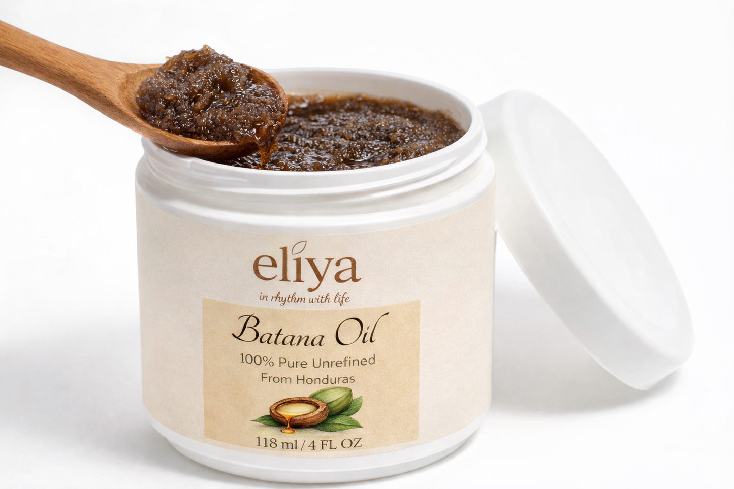 Organic Batana Hair Oil Unrefined for Hair Growth Moisture Frizz Healthy hair Eliya