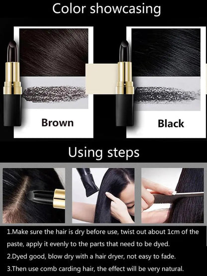 Quick Gray Coverage Hair Dye Stick made for all hair types