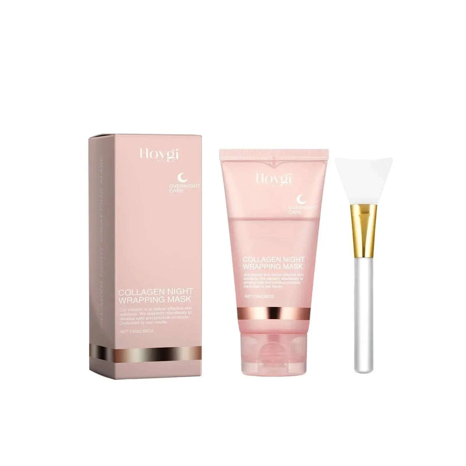 Collagen Deep Hydrating Night Wrapping Face Mask, 50g – box packaging