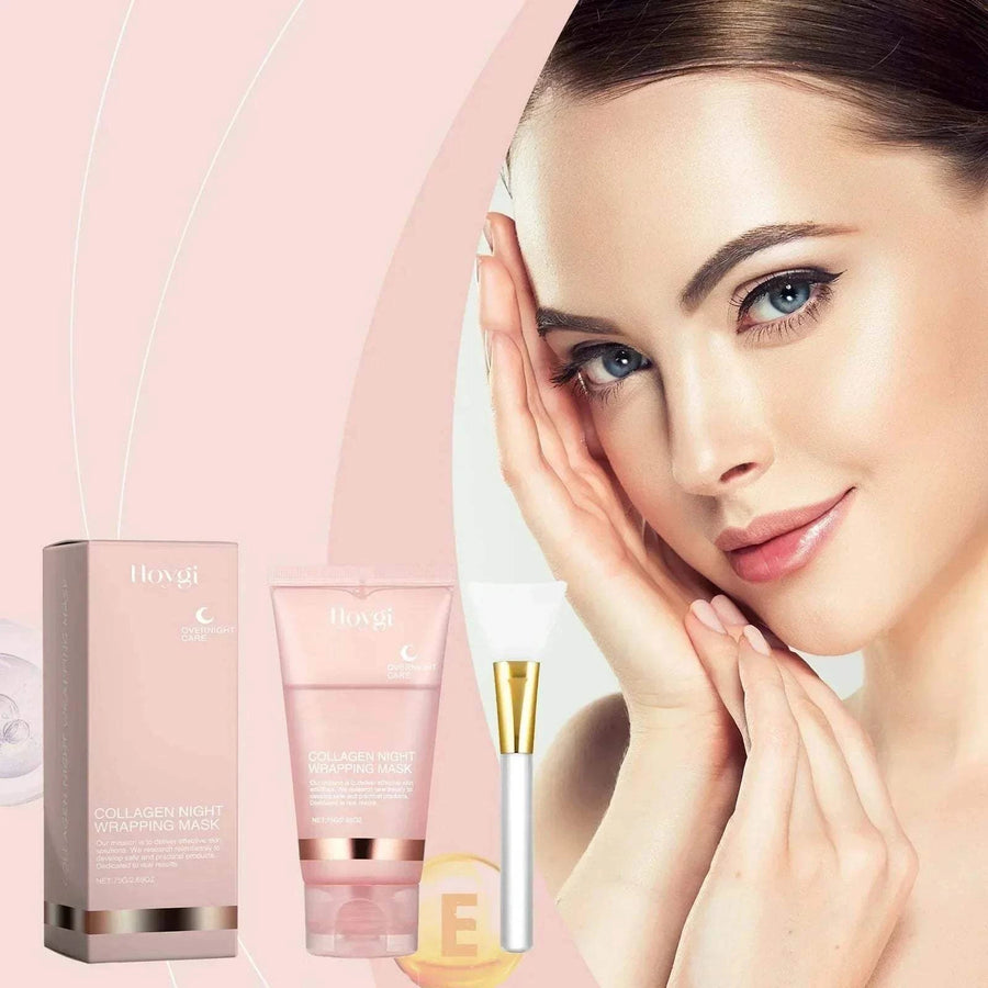 Collagen Deep Hydrating Night Wrapping Face Mask powered by collagen