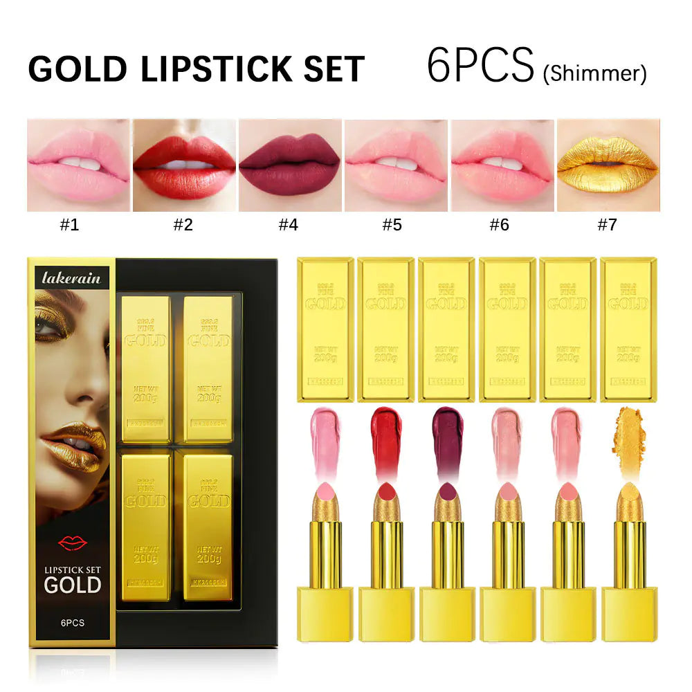 Gold Bar Lipstick Makeup Kit Eliya