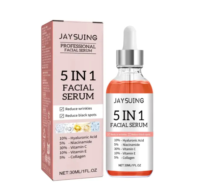 5-in-1 Anti-Aging Brightening Face Serum, 30ml