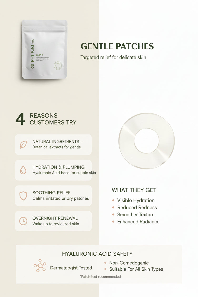Daily body wellness patch herbal formula packaging