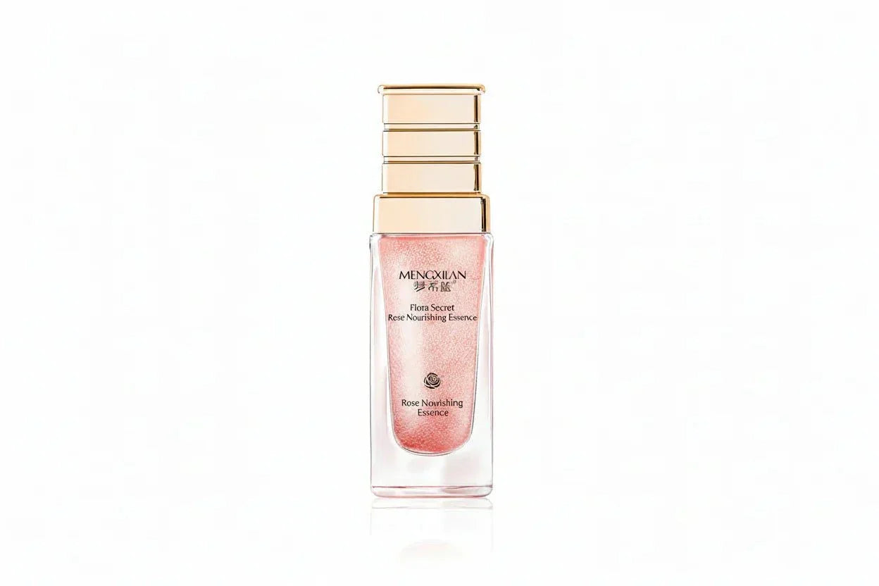 Dream Blue Flower Secret Rose Essence 35ml hydrating lotion bottle with floral design