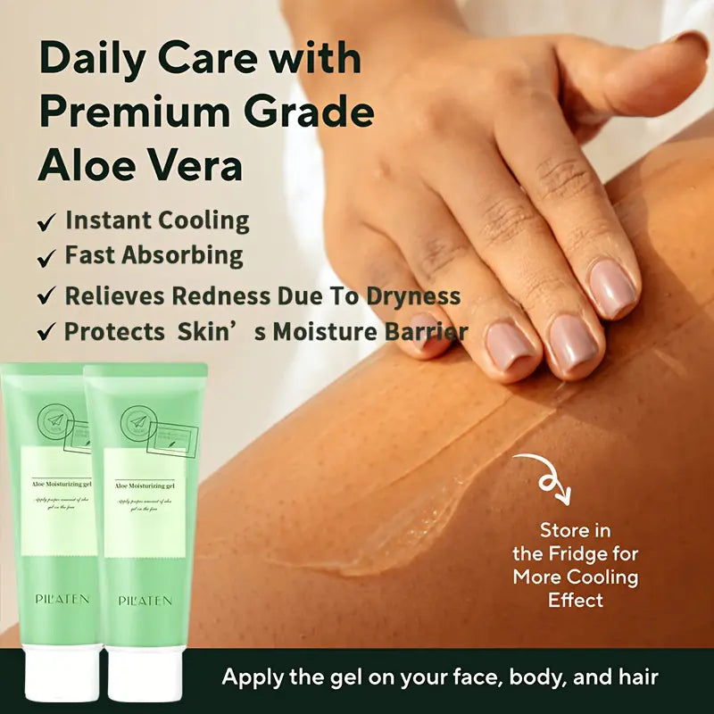 Aloe Gel for Face Moisturizing and Refreshing Care Pilaten