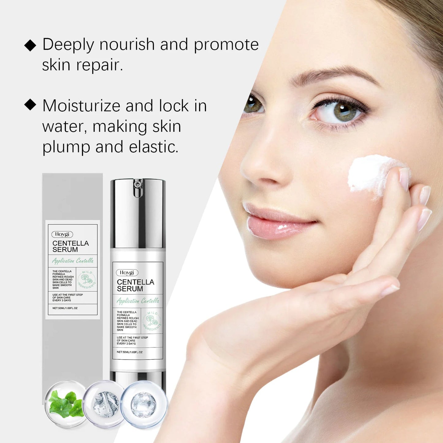Centella Asiatica niacinamide and hyaluronice acid Care Solution Canvia