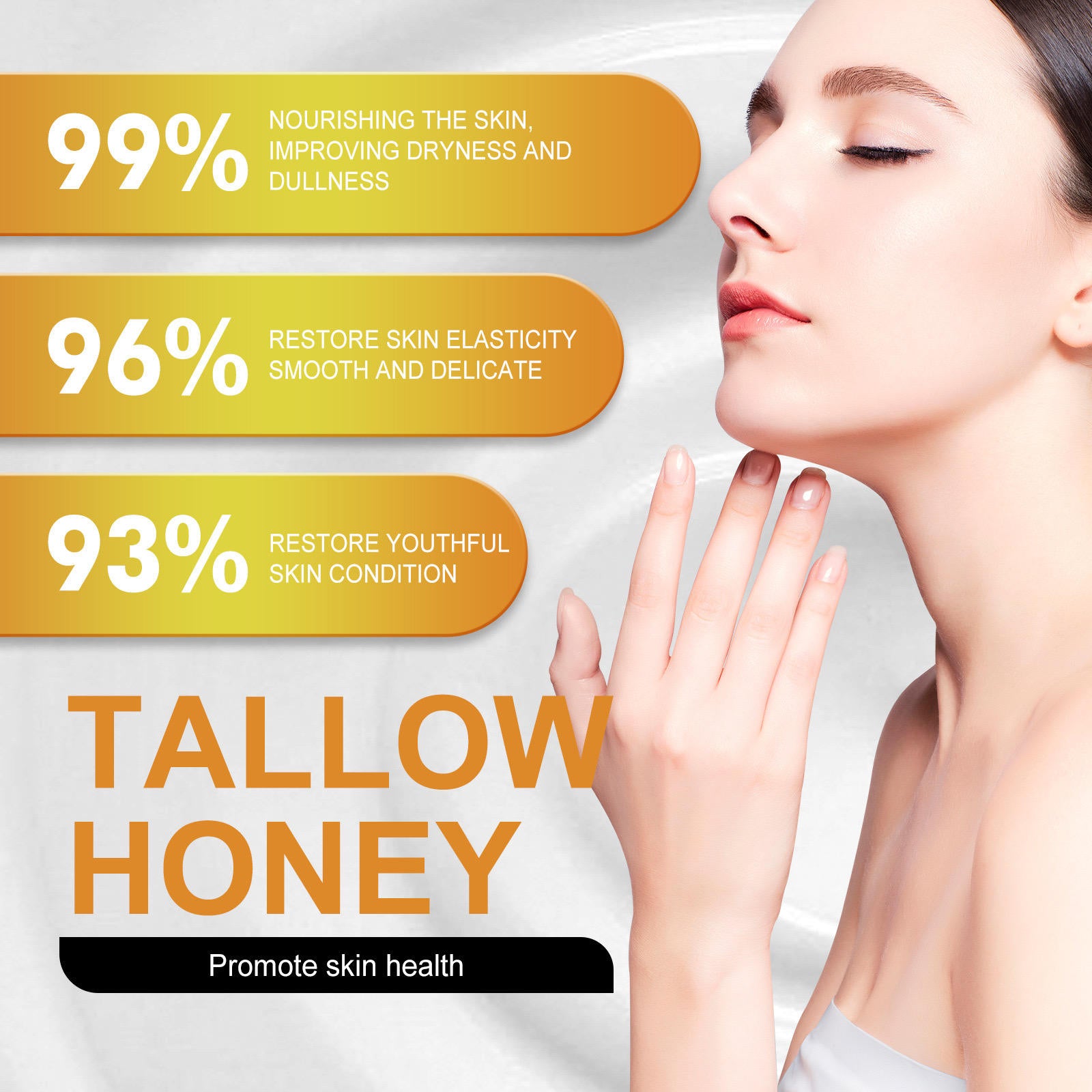 Tallow Honey Balm for daily facial care, 30g