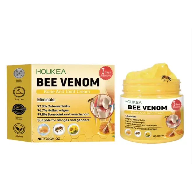 Bee Venom Topical Warming Body Cream, 30g – all-plant botanical warming formula