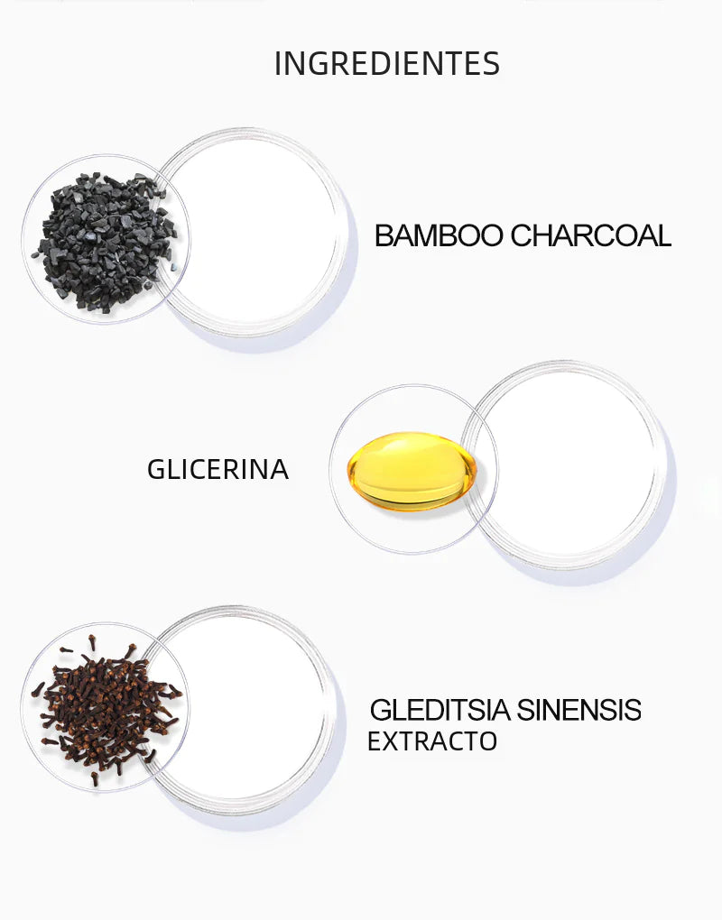 PURC Bamboo Charcoal Shampoo Bar for Nourishing Shine PURC