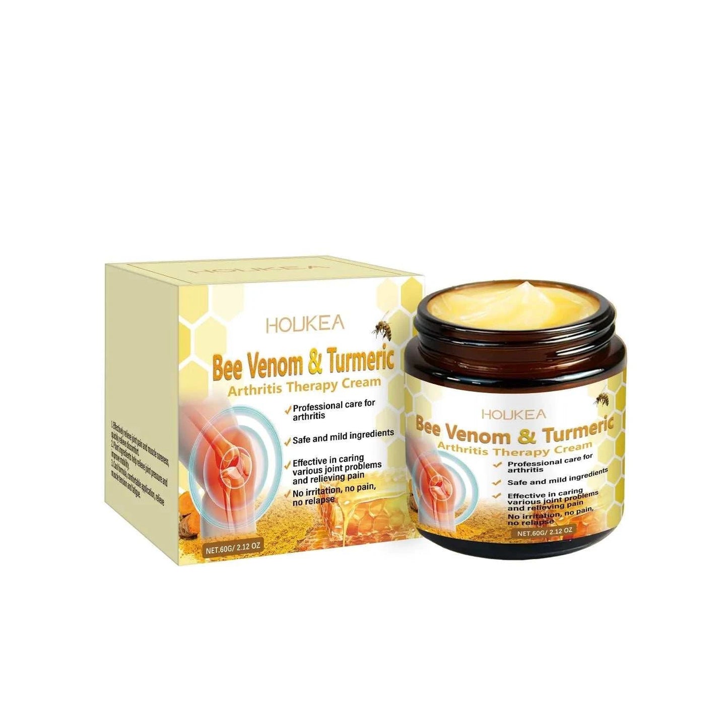 Product packaging for nourishing body massage cream