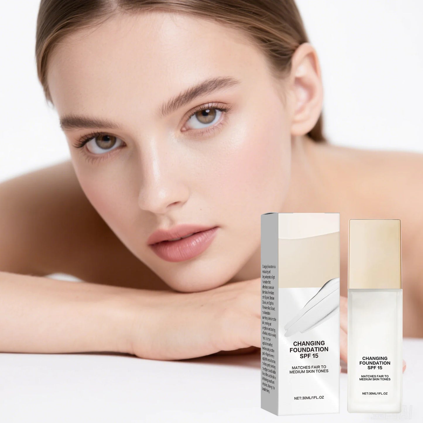 Changing Foundation SPF 15 – Moisturizing Natural Light Formula, 30ml