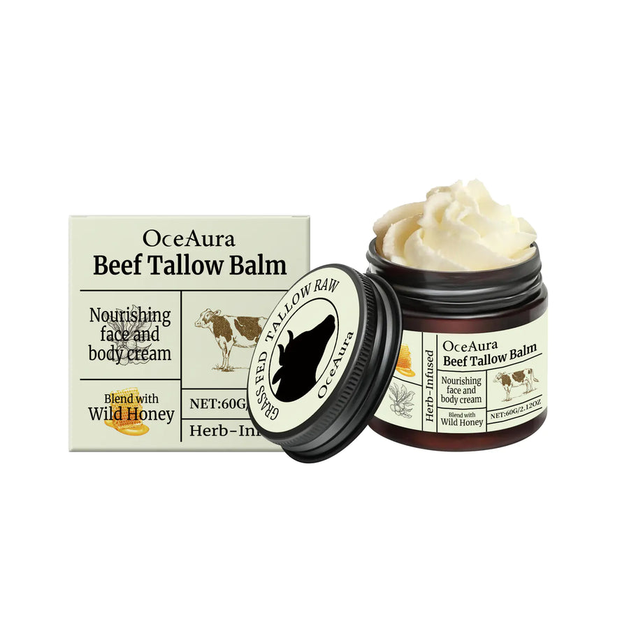 Beef Tallow Balm with Wild Honey