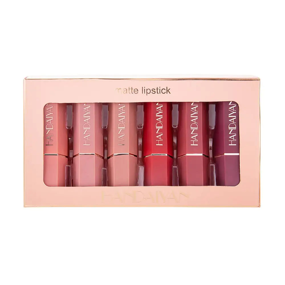 Matte Lipstick Gift Box Set with Non-Stick Formula Eliya